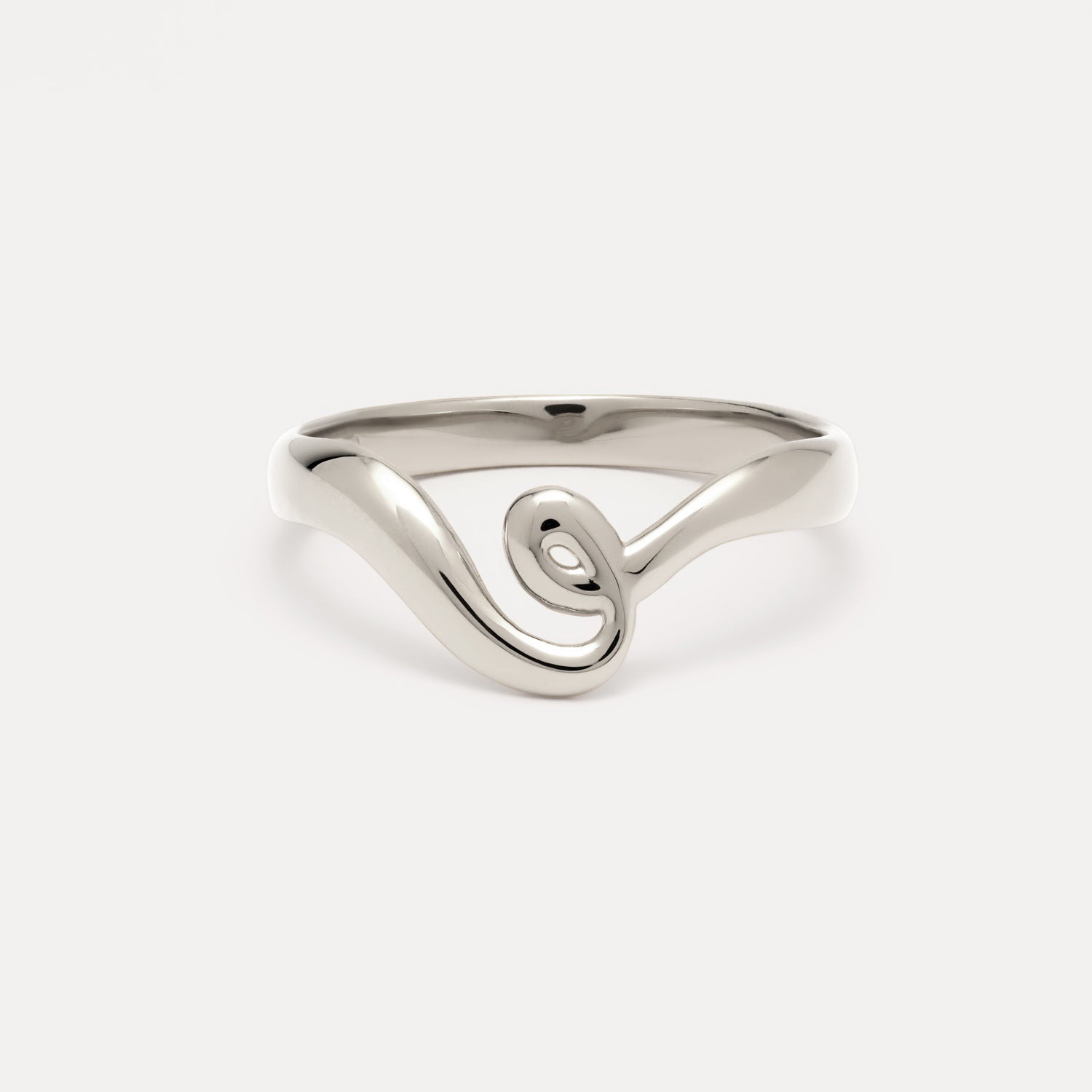 Poise Twirl Ring, recycled Sterling Silver - VEYIA Berlin